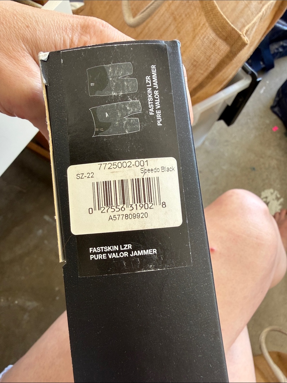 Speedo Black Fastskin LZR Pure Valor Jammer Teach Suit